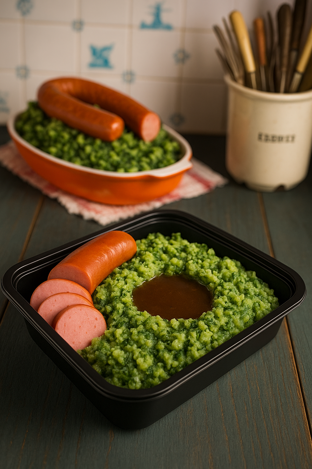 Boerenkoolstamppot met rookworst